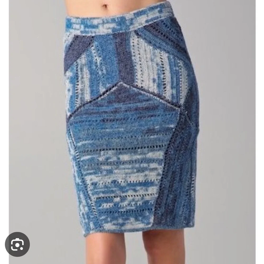 Rag & Bone Jasmin crocheted pencil skirt - Picture 2 of 11